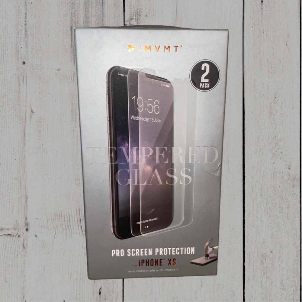 iPhone X & XS Tempered Glass screen protector